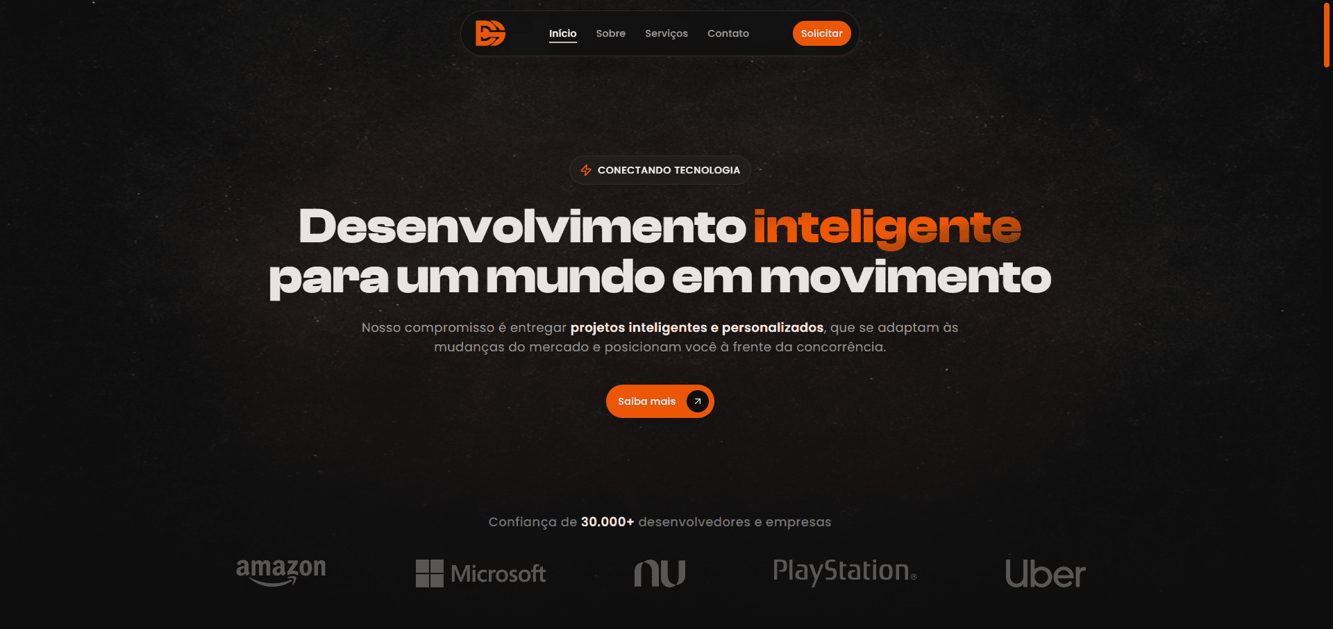 DaGym Landing Page