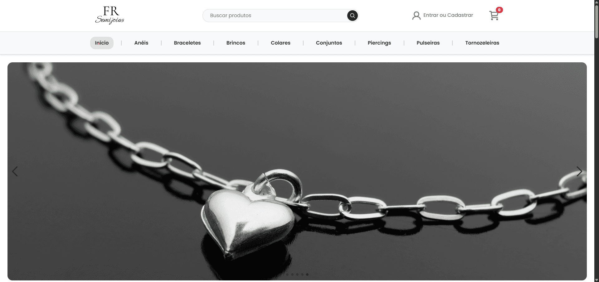 FR Semijoias e-commerce